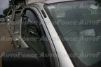 Installed View - Toyota Hilux Single Cab (2004-2015): Premium Window Visors