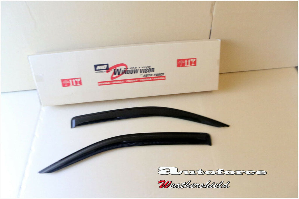 Installed View - Toyota Hilux Single / Extra Cab (2015-2022): Premium Window Visors