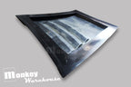 Installed View - Toyota Hilux: Tonka Style Bonnet Scoop (2005-2011)