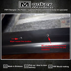 Installed View - Toyota Hilux: Tonka Style Bonnet Scoop (2005-2011)