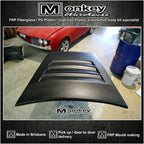 Installed View - Toyota Hilux: Tonka Style Bonnet Scoop (2016-2018)