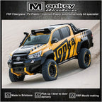 Installed View - Toyota Hilux: Tonka Style Bonnet Scoop (2016-2018)