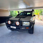 Installed View - Toyota Landcruiser 100 Series: Bonnet Scoop (1998-2007)