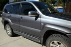 Installed View - Toyota LandCruiser 120 Prado (2003-2009): Premium Window Visors