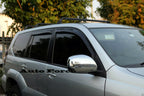 Installed View - Toyota LandCruiser 120 Prado (2003-2009): Premium Window Visors