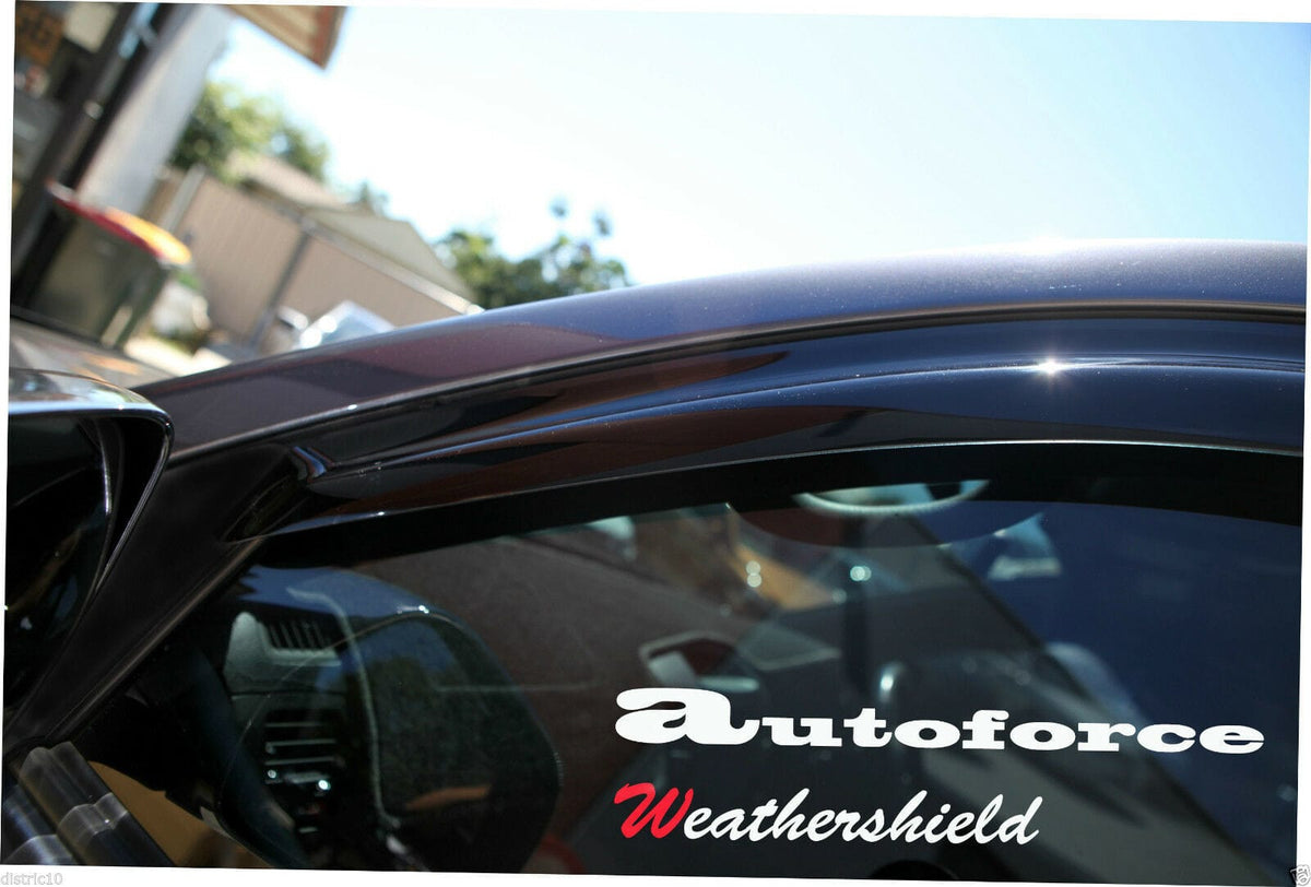 Installed View - Toyota LandCruiser 120 Prado (2003-2009): Premium Window Visors