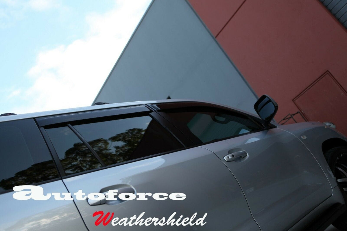 Installed View - Toyota LandCruiser 200 Series (2007-2022): Premium Window Visors