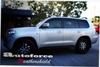 Installed View - Toyota LandCruiser 200 Series (2007-2022): Premium Window Visors
