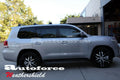 Installed View - Toyota LandCruiser 200 Series (2007-2022): Premium Window Visors