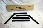 Installed View - Toyota LandCruiser 70 75 76 79 Series: Premium Window Visors