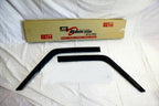 Installed View - Toyota LandCruiser 70 Series Single Cab: Premium Window Visors