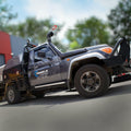 Installed View - Toyota LandCruiser 70 Series Single Cab: Premium Window Visors