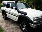 Installed View - Toyota LandCruiser 80 Series (1992-1997): Premium Window Visors