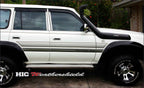 Installed View - Toyota LandCruiser 80 Series (1992-1997): Premium Window Visors