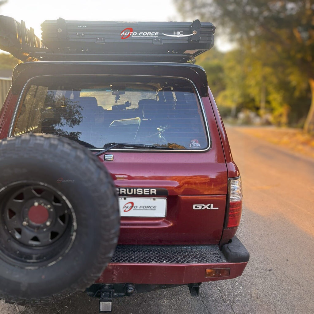 Installed View - Toyota LandCruiser 80 Series: Premium Roof Spoiler