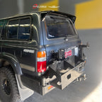 Installed View - Toyota LandCruiser 80 Series: Premium Roof Spoiler