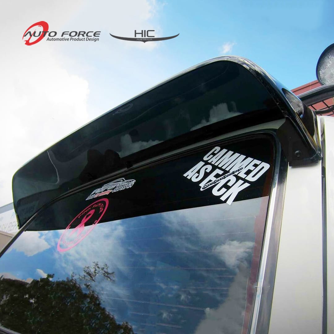 Installed View - Toyota LandCruiser 80 Series: Premium Roof Spoiler