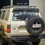 Installed View - Toyota LandCruiser 80 Series: Premium Roof Spoiler