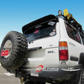 Installed View - Toyota LandCruiser 80 Series: Premium Roof Spoiler