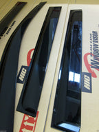 Installed View - Toyota LandCruiser Prado 150 Series (2009-2023): Premium Window Visors