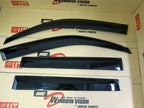 Installed View - Toyota LandCruiser Prado 150 Series (2009-2023): Premium Window Visors