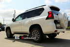 Installed View - Toyota LandCruiser Prado 150 Series (2009-2023): Premium Window Visors