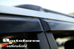 Installed View - Toyota LandCruiser Prado 150 Series (2009-2023): Premium Window Visors