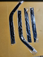 Installed View - Toyota LandCruiser Prado 250 Series (2024-2026): Premium Window Visors