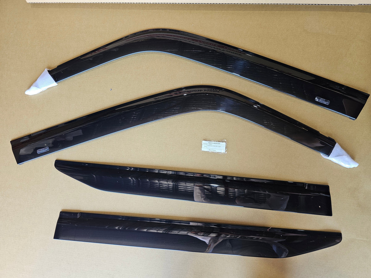 Installed View - Toyota LandCruiser Prado 250 Series (2024-2026): Premium Window Visors