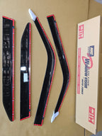 Installed View - Toyota LandCruiser Prado 250 Series (2024-2026): Premium Window Visors