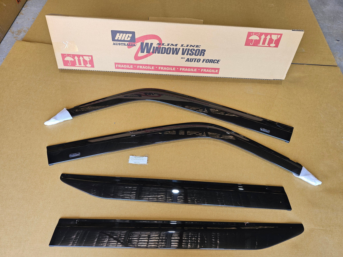 Installed View - Toyota LandCruiser Prado 250 Series (2024-2026): Premium Window Visors