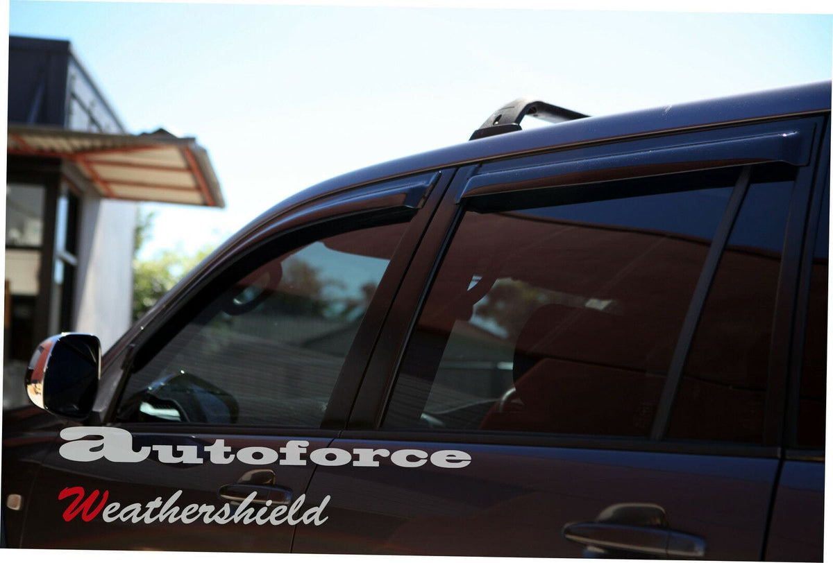 Installed View - Toyota LandCruiser Prado 90 Series (1996-2002): Premium Window Visors
