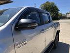 Installed View - Toyota N80 Hilux Dual Cab (2015-2025): Premium Window Visors