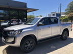 Installed View - Toyota N80 Hilux Dual Cab (2015-2025): Premium Window Visors