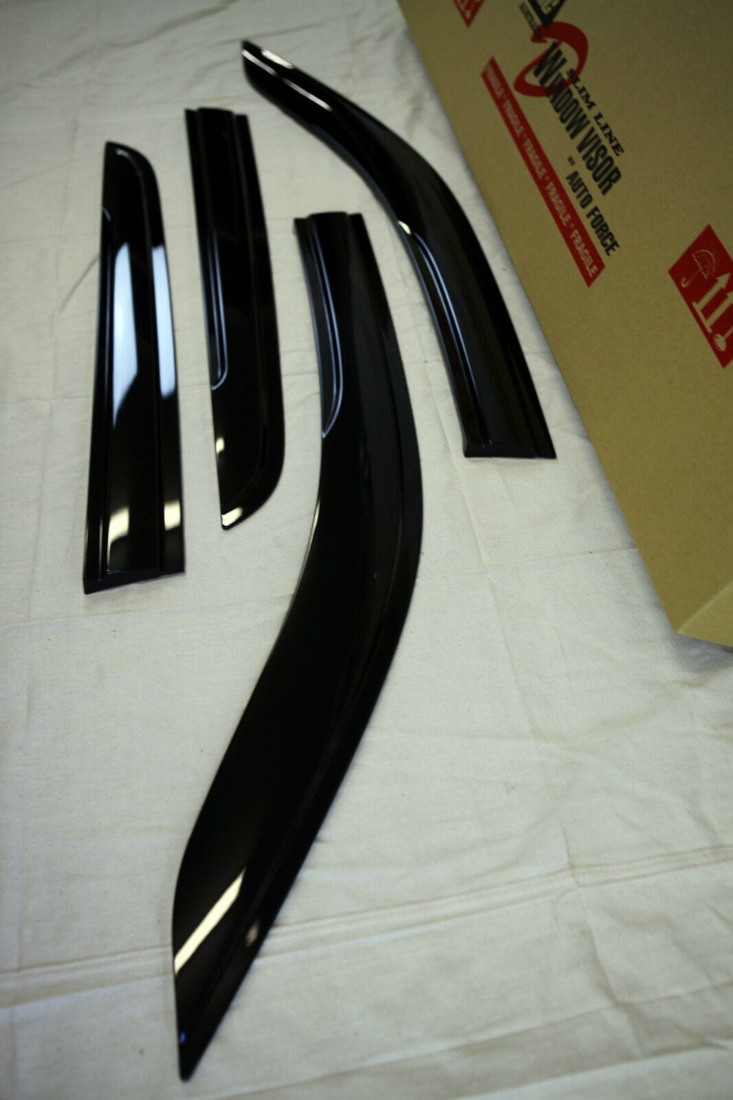Installed View - Toyota N80 Hilux Dual Cab (2015-2025): Premium Window Visors