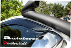 Installed View - Toyota N80 Hilux Dual Cab (2015-2025): Premium Window Visors