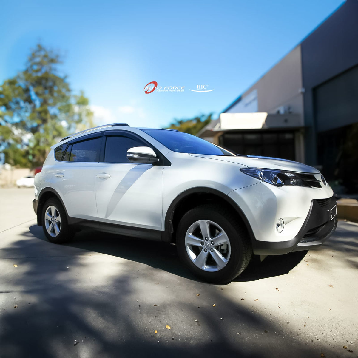 Installed View - Toyota RAV4 (2012-2017): Premium Window Visors