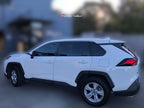 Installed View - Toyota RAV4 (2019-2026): Chrome Trim Window Visors