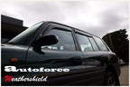 Installed View - Toyota RAV4 5-Door (1995-2000): Premium Window Visors