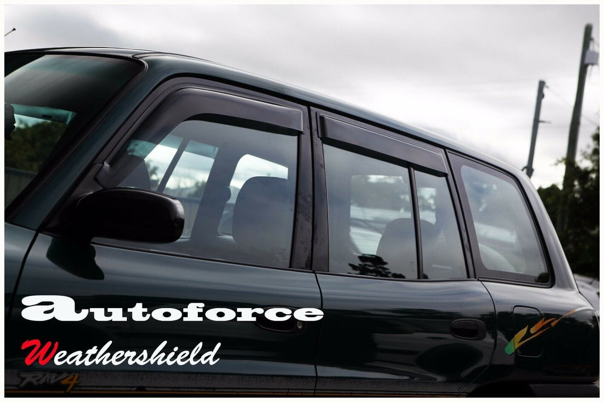Installed View - Toyota RAV4 5-Door (1995-2000): Premium Window Visors