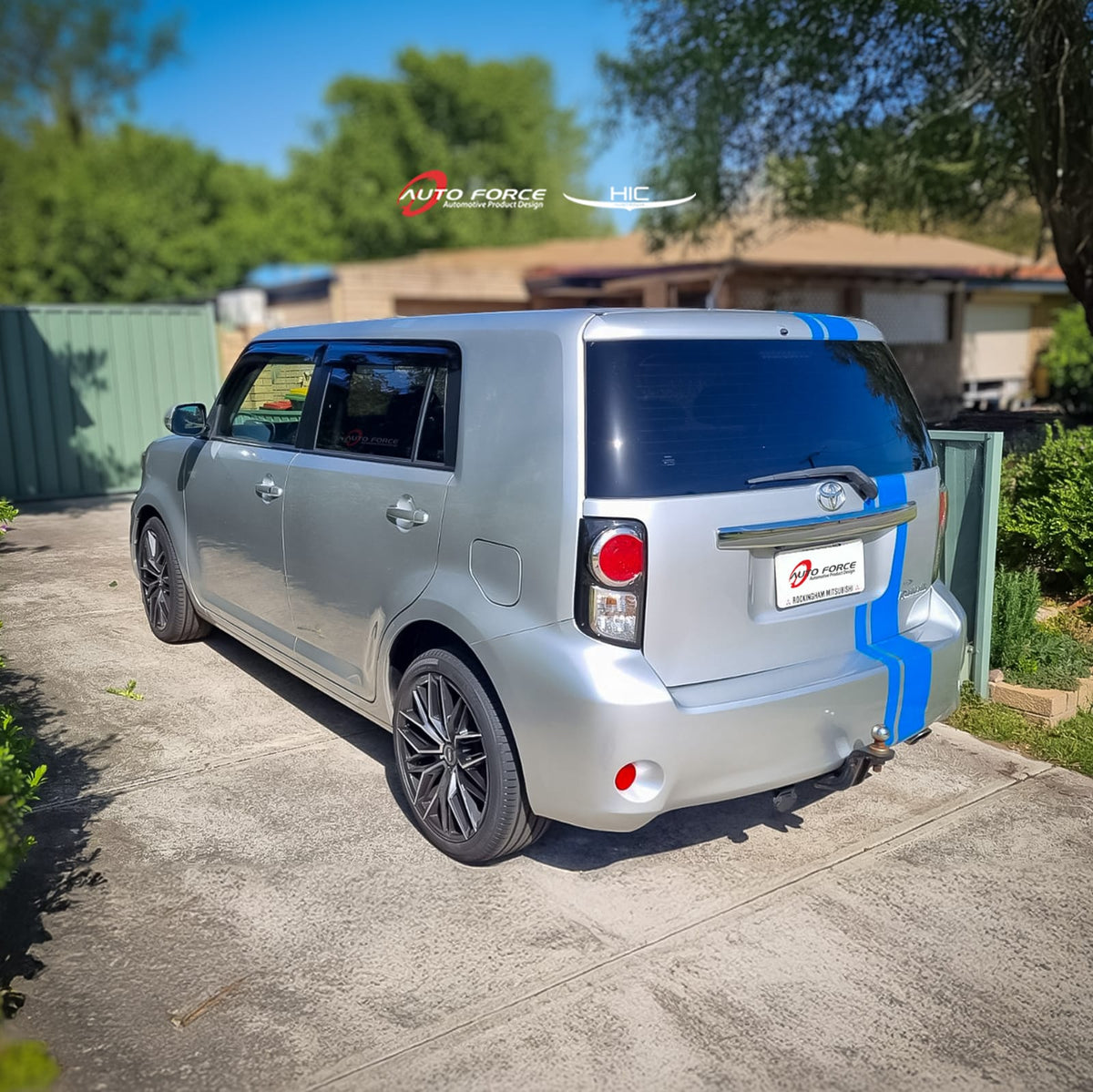 Installed View - Toyota Rukus (2010-2015): Premium Window Visors