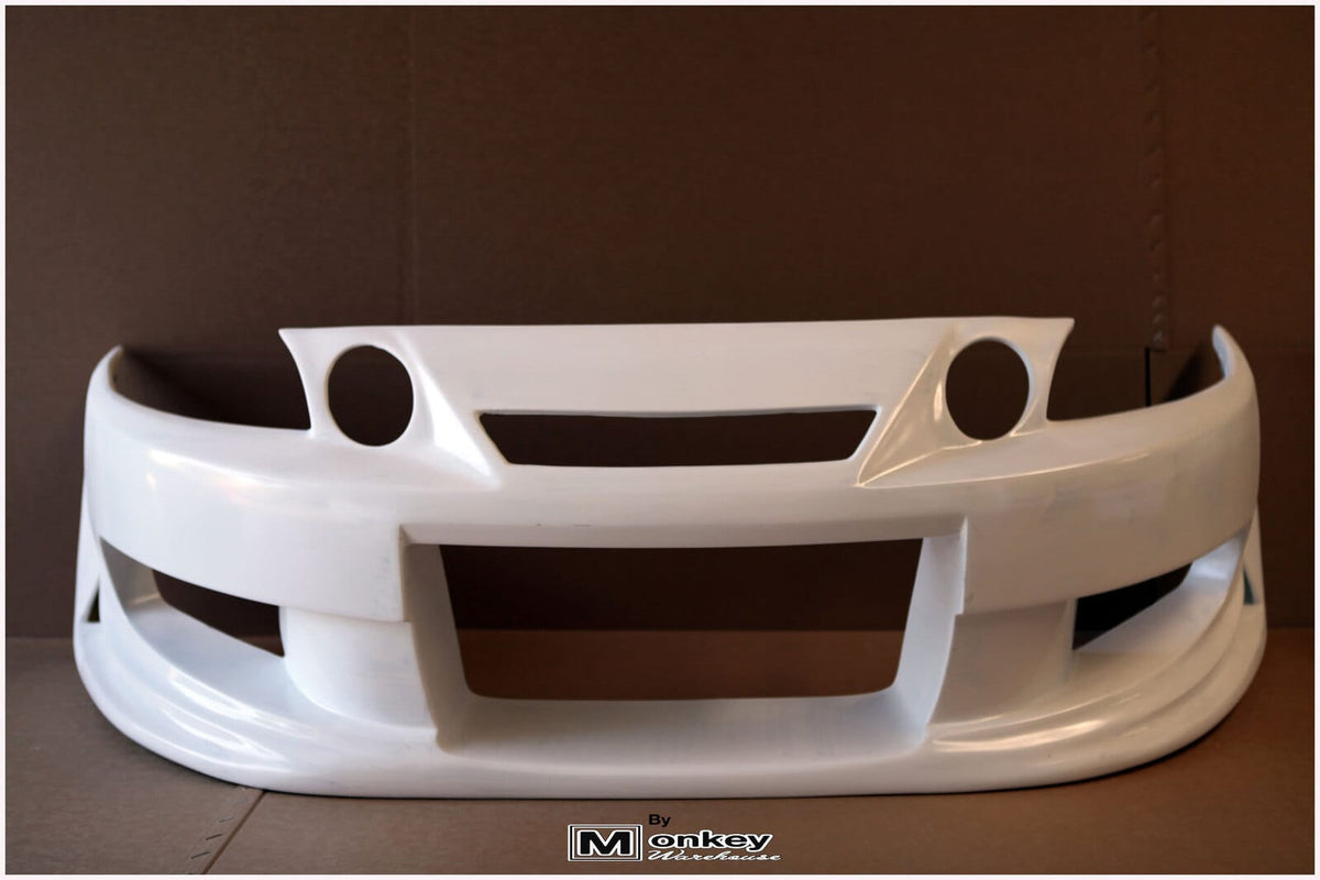 Installed View - Toyota Soarer JZZ30: Bomex Style Front Bumper