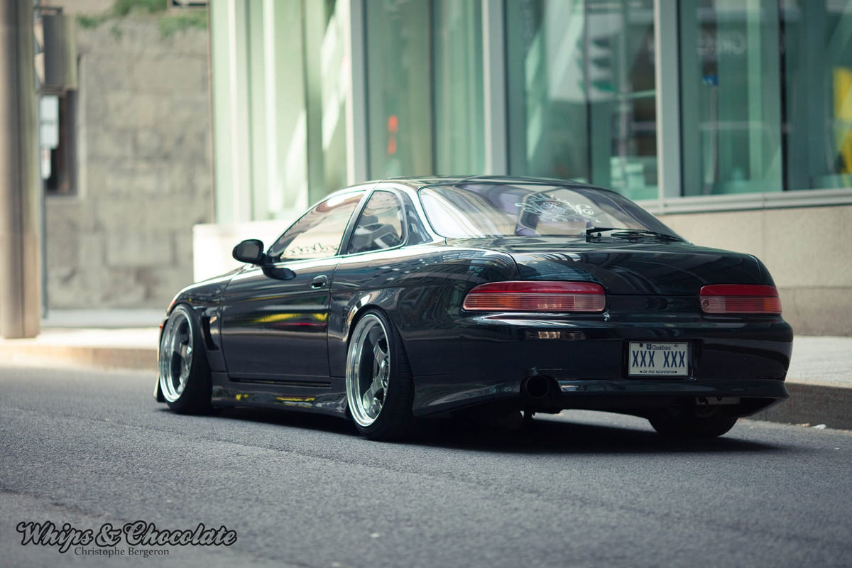 Installed View - Toyota Soarer JZZ30: Vertex Style Rear Bumper