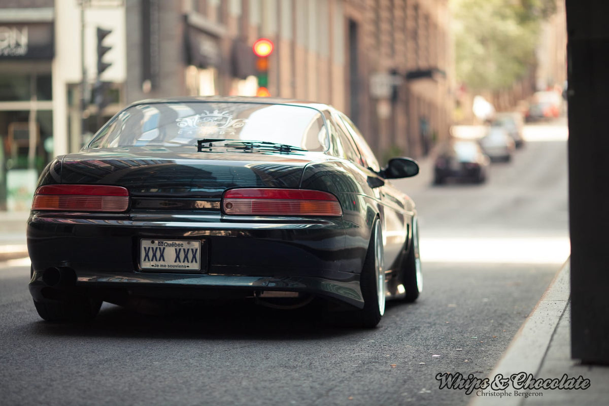 Installed View - Toyota Soarer JZZ30: Vertex Style Rear Bumper
