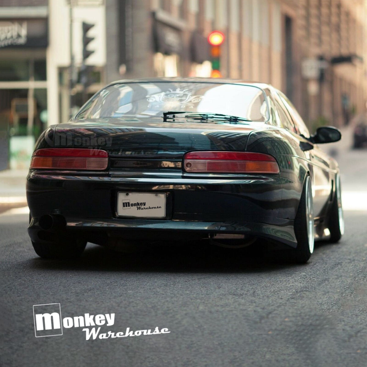 Installed View - Toyota Soarer JZZ30: Vertex Style Rear Bumper