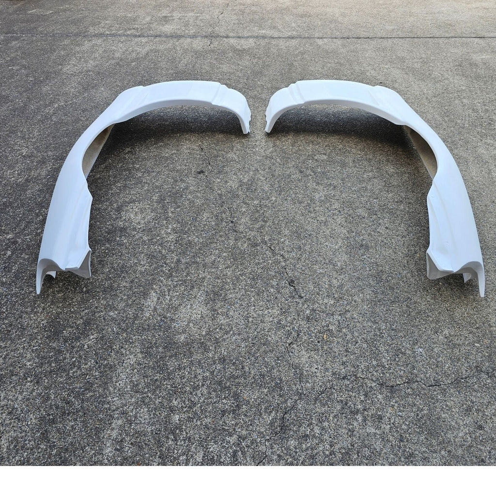 Installed View - Toyota Soarer JZZ30: Vertex Style Vented Front Guards