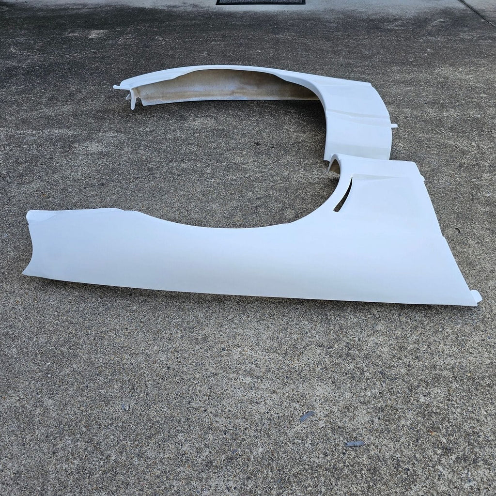 Installed View - Toyota Soarer JZZ30: Vertex Style Vented Front Guards
