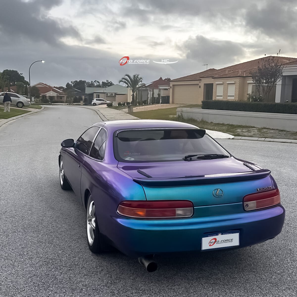 Installed View - Toyota Soarer Z30 (1991-2000): Premium Roof Spoiler