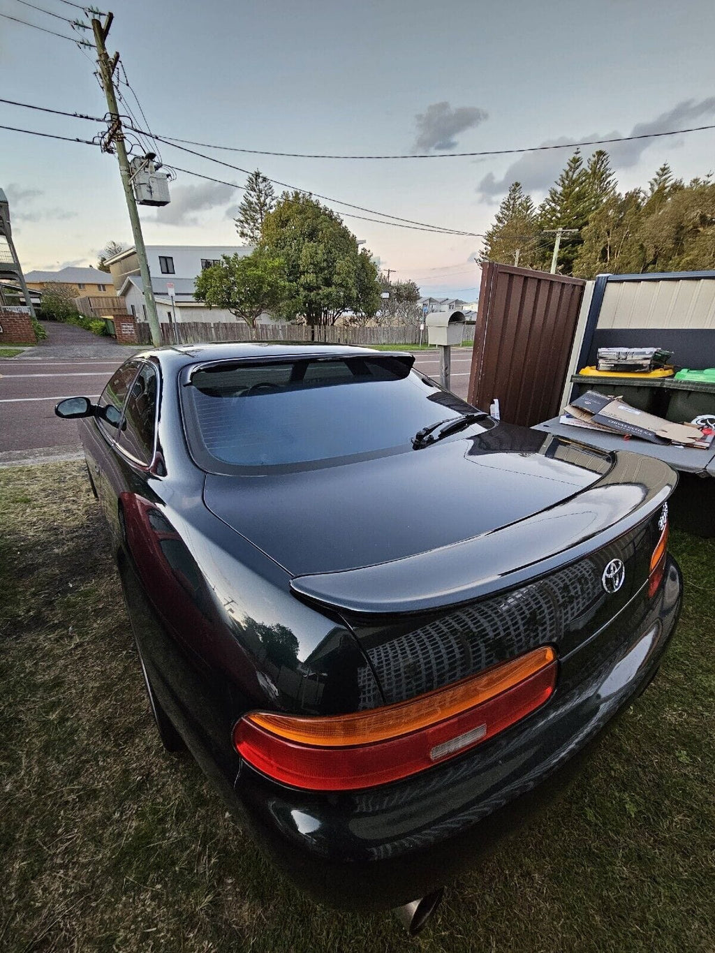 Installed View - Toyota Soarer Z30 (1991-2000): Premium Roof Spoiler