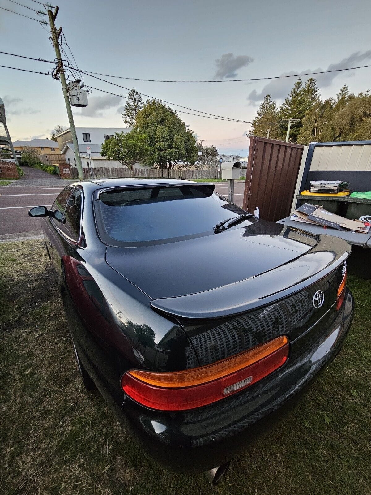 Installed View - Toyota Soarer Z30 (1991-2000): Premium Roof Spoiler